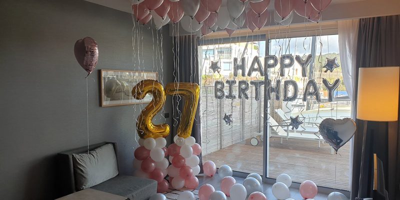 עיצוב חדר בלונים